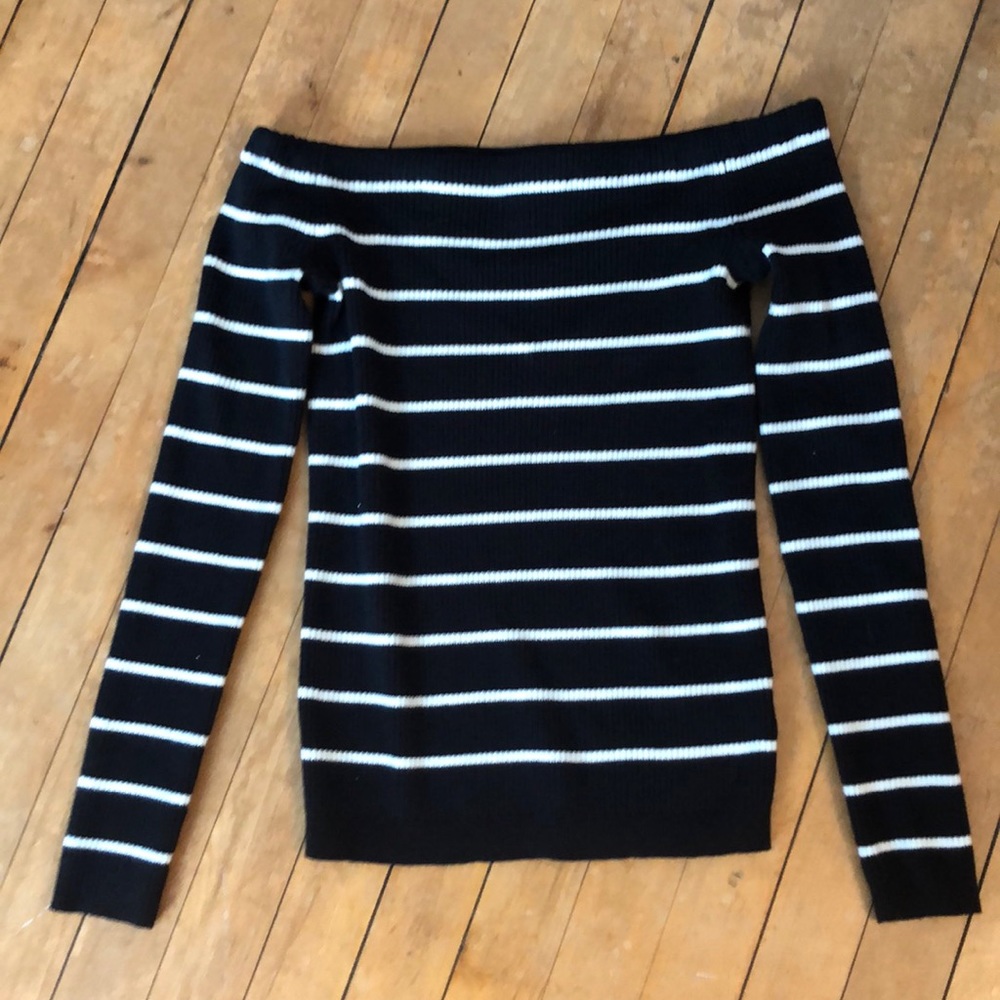 off the shoulder sweater